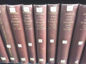 Proceedings of The London Mathematical Society. 1st Series: Volumes 18 - 35 from Nov 1886 to Jan ...