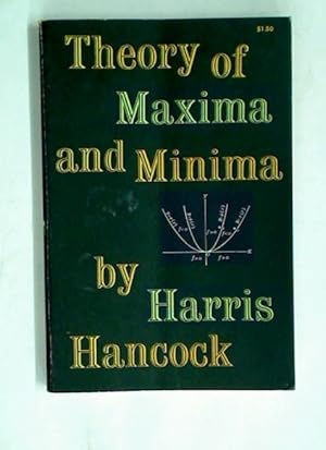 Seller image for Theory of Maxima and Minima. for sale by Plurabelle Books Ltd