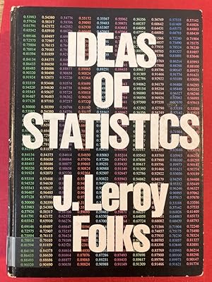 Bild des Verkufers fr Ideas of Statistics. zum Verkauf von Plurabelle Books Ltd