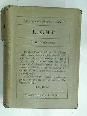 Image du vendeur pour Light. The Student's Physics Volume 1. mis en vente par Plurabelle Books Ltd