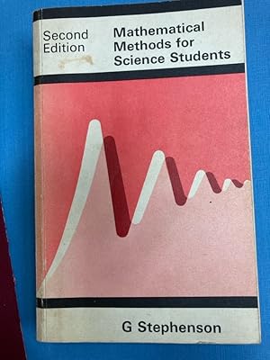 Seller image for Mathematical Methods for Science Students. for sale by Plurabelle Books Ltd