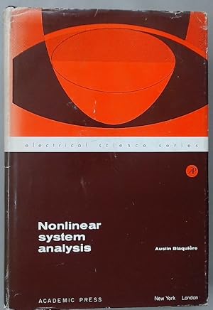 Image du vendeur pour Nonlinear System Analysis. mis en vente par Plurabelle Books Ltd