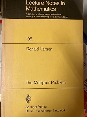 Bild des Verkufers fr The Multiplier Problem. zum Verkauf von Plurabelle Books Ltd
