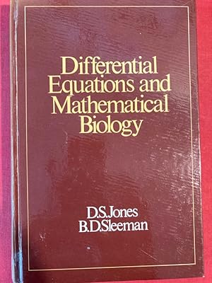 Bild des Verkufers fr Differential Equations and Mathematical Biology. zum Verkauf von Plurabelle Books Ltd