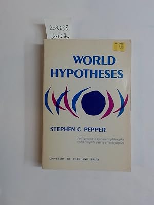 Immagine del venditore per World Hypotheses: A Study in Evidence. venduto da Plurabelle Books Ltd