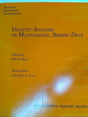 Imagen del vendedor de Velocity Analysis on Multichannel Seismic Data. a la venta por Plurabelle Books Ltd