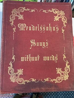 Imagen del vendedor de Songs without Words for the Piano Forte by Mendelssohn. Volume 1. a la venta por Plurabelle Books Ltd