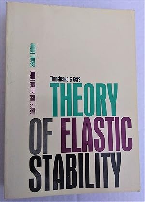 Bild des Verkufers fr Theory of Elastic Stability. Second Edition. zum Verkauf von Plurabelle Books Ltd