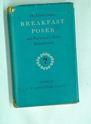 Seller image for The Countryman's Breakfast Poser and Townsman's Rural Remembrancer. for sale by Plurabelle Books Ltd