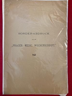 Seller image for Acclimatisation oder Hygiene in den Tropen? Offprint, Prager Medic. Wochenschrift, No 31. for sale by Plurabelle Books Ltd