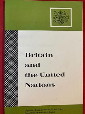 Seller image for Britain and the United Nations (Reference Pamphlet No.5028) for sale by Plurabelle Books Ltd