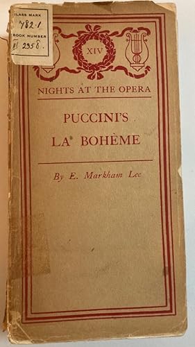 Bild des Verkufers fr Puccini's La Bohme. zum Verkauf von Plurabelle Books Ltd