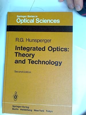Seller image for Integrated Optics: Theory and Technology. Second Edition. for sale by Plurabelle Books Ltd