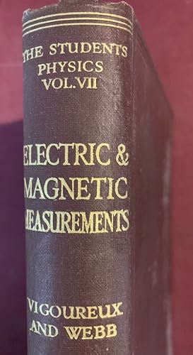 Bild des Verkufers fr Principles of Electric and Magnetic Measurements. zum Verkauf von Plurabelle Books Ltd