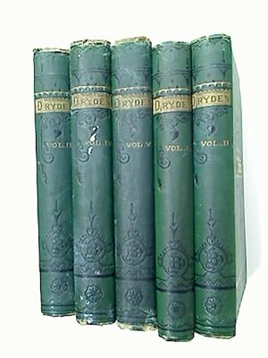 Bild des Verkufers fr The Poetical Works of John Dryden. 5 Vols. zum Verkauf von Plurabelle Books Ltd
