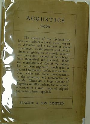 Acoustics. First Edition.