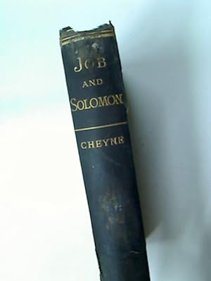 Job and Solomon, or the Wisdom of the Old Testament.