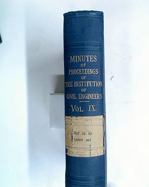 Minutes of Proceedings, with Abstracts of the Discussions. Volume 9. Session 1849 - 1850. Edited ...