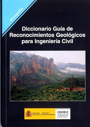Bild des Verkufers fr Diccionario Gua de Reconocimientos Geolgicos para Ingeniera Civil zum Verkauf von Libros Tobal