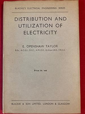 Image du vendeur pour Distribution and Utilization of Electricity. mis en vente par Plurabelle Books Ltd