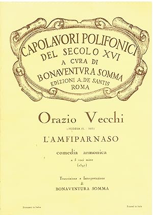L'Amfiparnaso. comedia armonica a 5 voci miste (1597)
