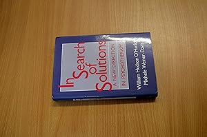 Image du vendeur pour In Search of Solutions: A New Direction in Psychotherapy mis en vente par HALCYON BOOKS