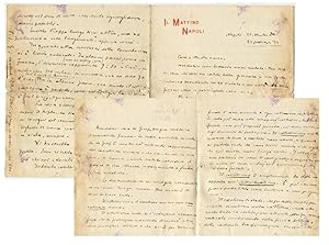 Lettera manoscritta a Olga Ossani . 1893