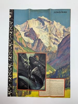 Jungfrau (brochure pubblicitaria illustrata da Ernst Hodel)