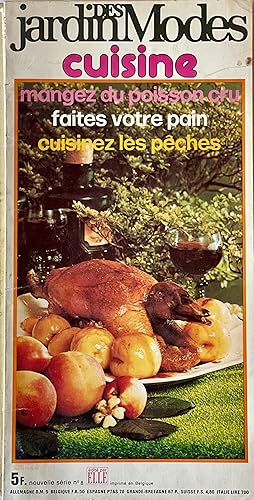 Jardin des Modes Cuisine, Nouvelle Serie, N° 8, Juin 1974