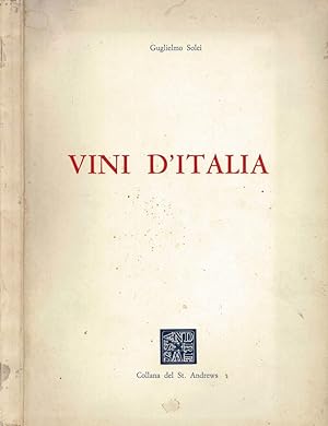 Bild des Verkufers fr Vini d'Italia zum Verkauf von Biblioteca di Babele