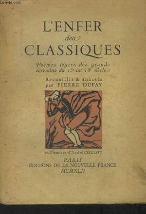 Seller image for L'enfer des classiques for sale by Le-Livre