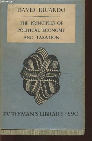 Bild des Verkufers fr The principles of political economy and taxation zum Verkauf von Le-Livre