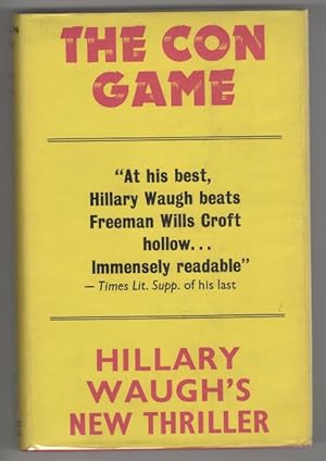 Seller image for The Con Game by Hillary Waugh (First Edition) File Copy for sale by Heartwood Books and Art