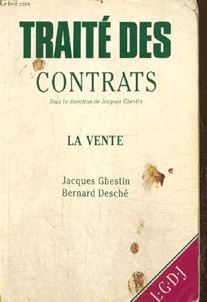 Seller image for Trait des contrats for sale by Le-Livre