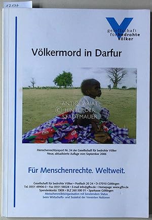 Bild des Verkufers fr Vlkermord in Darfur. Menschenrechtsreport Nr. 34 der Gesellschaft fr bedrohte Vlker. zum Verkauf von Antiquariat hinter der Stadtmauer