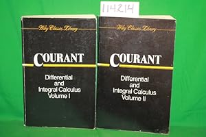 Seller image for Differential and Integral Calculus Volume 1-2 for sale by Princeton Antiques Bookshop