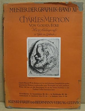 Imagen del vendedor de Charles Meryon. (Meister der Graphik) a la venta por Nicoline Thieme