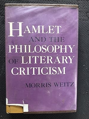 Seller image for Hamlet and the Philosophy of Literary Criticism for sale by Cragsmoor Books
