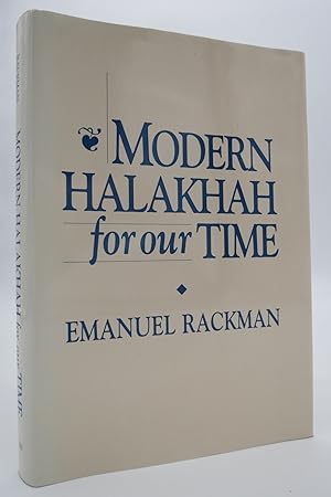 MODERN HALAKHAH FOR OUR TIME (Provenance: Israeli Artist Avraham Loewenthal) (DJ protected by a b...