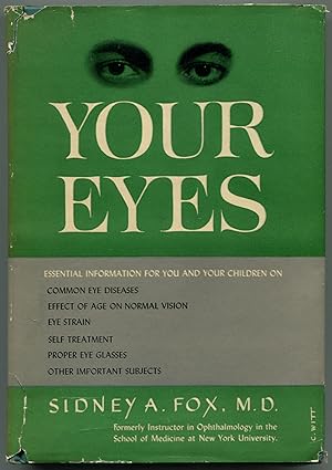Bild des Verkufers fr Your Eyes zum Verkauf von Between the Covers-Rare Books, Inc. ABAA