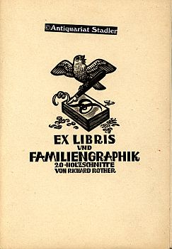 Ex Libris und Familiengraphik. 20 Holzschnitte. Einführung von Hanns Heeren. Nr. 13 von 100 Exemp...