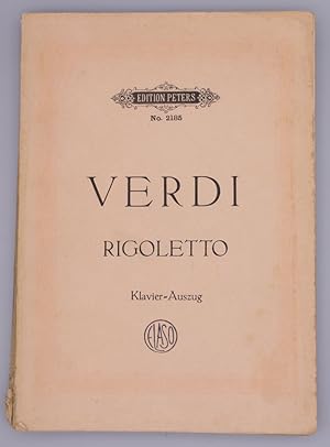 Rigoletto - Oper von G. Verdi; Klavierauszug;