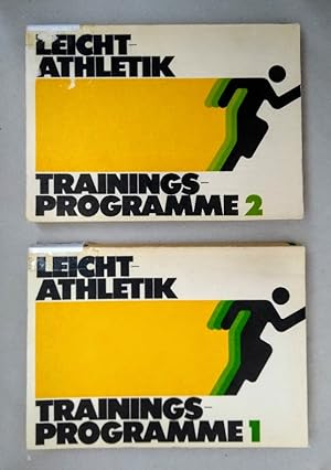 Trainingsprogramme Leichtathletik. Grundlagentraining Teil 1+2 (in 2 Bdn.).