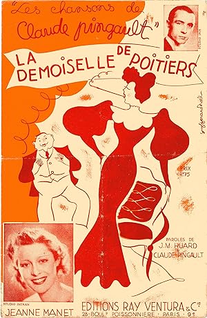 "LA DEMOISELLE DE POITIERS" Paroles de J.M. HUARD & Claude PINGAULT / Musique de Claude PINGAULT ...