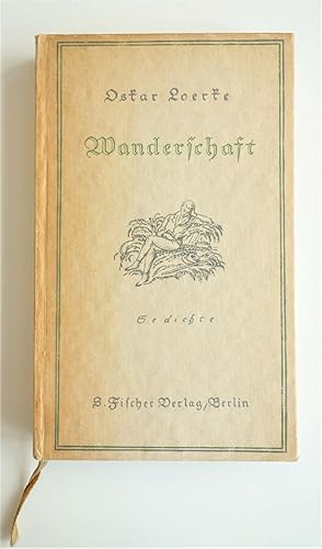 Bild des Verkufers fr Wanderschaft. Gedichte. zum Verkauf von Querschnitt Antiquariat