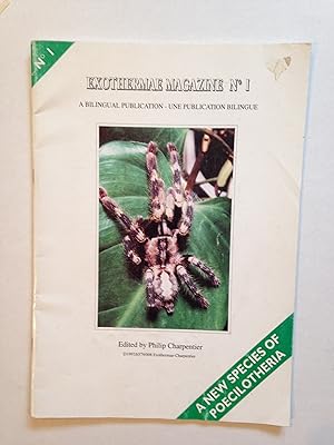 EXOTHERMAE MAGAZINE NO. 1, A NEW SPECIES OF Poecilotheria