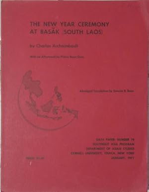 Seller image for New Year Ceremony At Basak (South Laos), The for sale by SEATE BOOKS