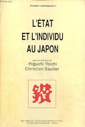 Bild des Verkufers fr L'Etat et l'individu au Japon (Collection "Etudes japonaises", n1) zum Verkauf von Le-Livre