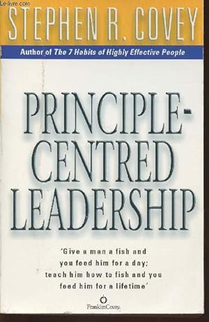 Bild des Verkufers fr Principle-centred leadership zum Verkauf von Le-Livre