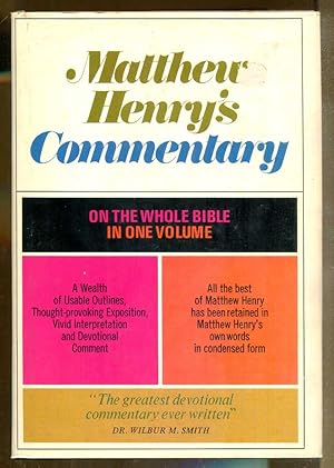 Matthew Henry's Commentary on the Whole Bible in One Volume